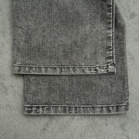 Chico's Platinum Jeans Womens US-12S Gray Mid-Rise Straight Slim Leg 29" Inseam - Picture 12 of 13